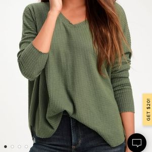 Lulu's army green sweater
